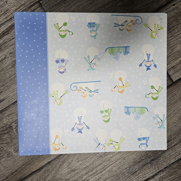 Holiday Friends Scrapbook 12" X 12" Album Snowmen 2006 Jacqueline Addison - Picture 3 of 8